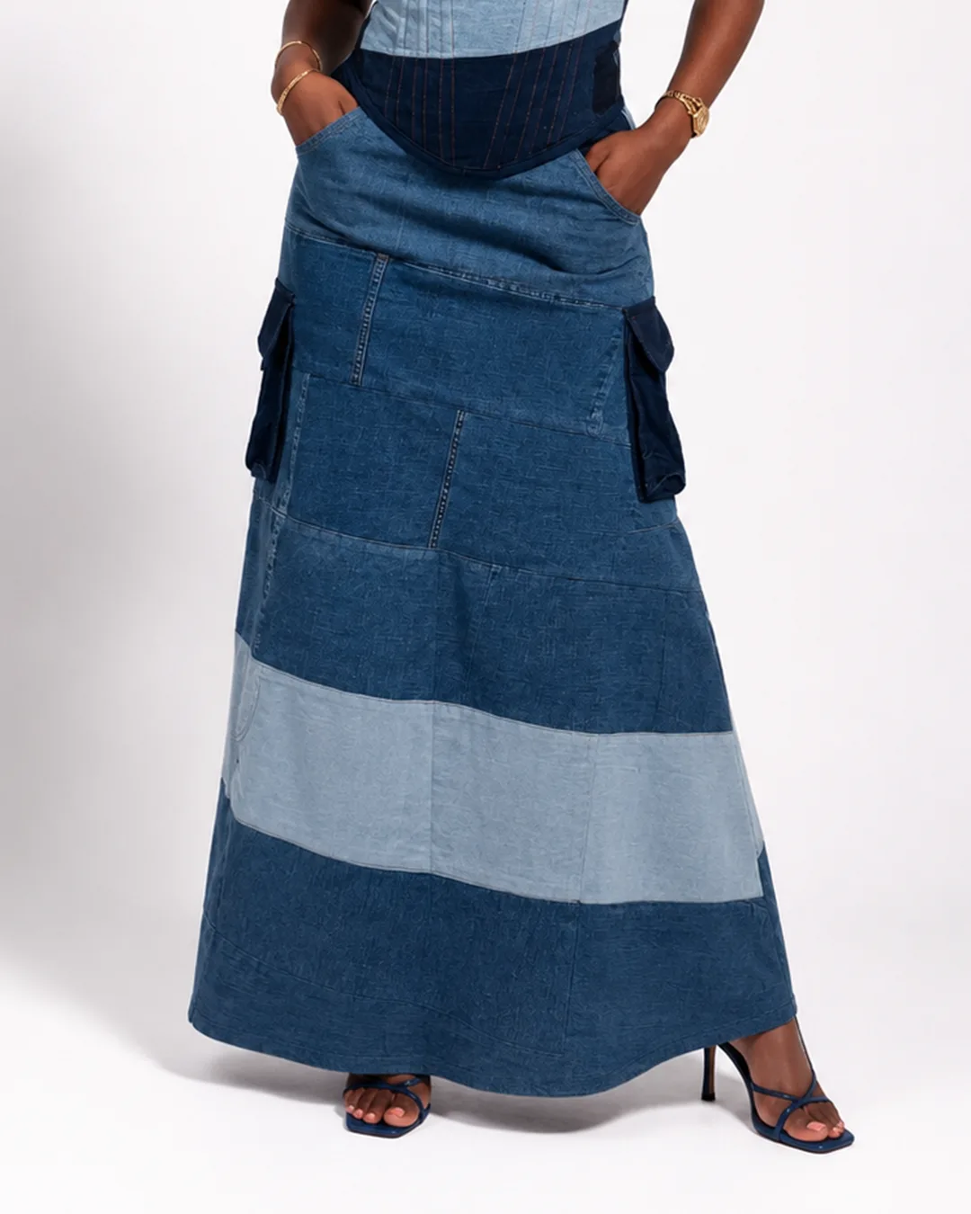 Cascade Cargo Maxi Skirt