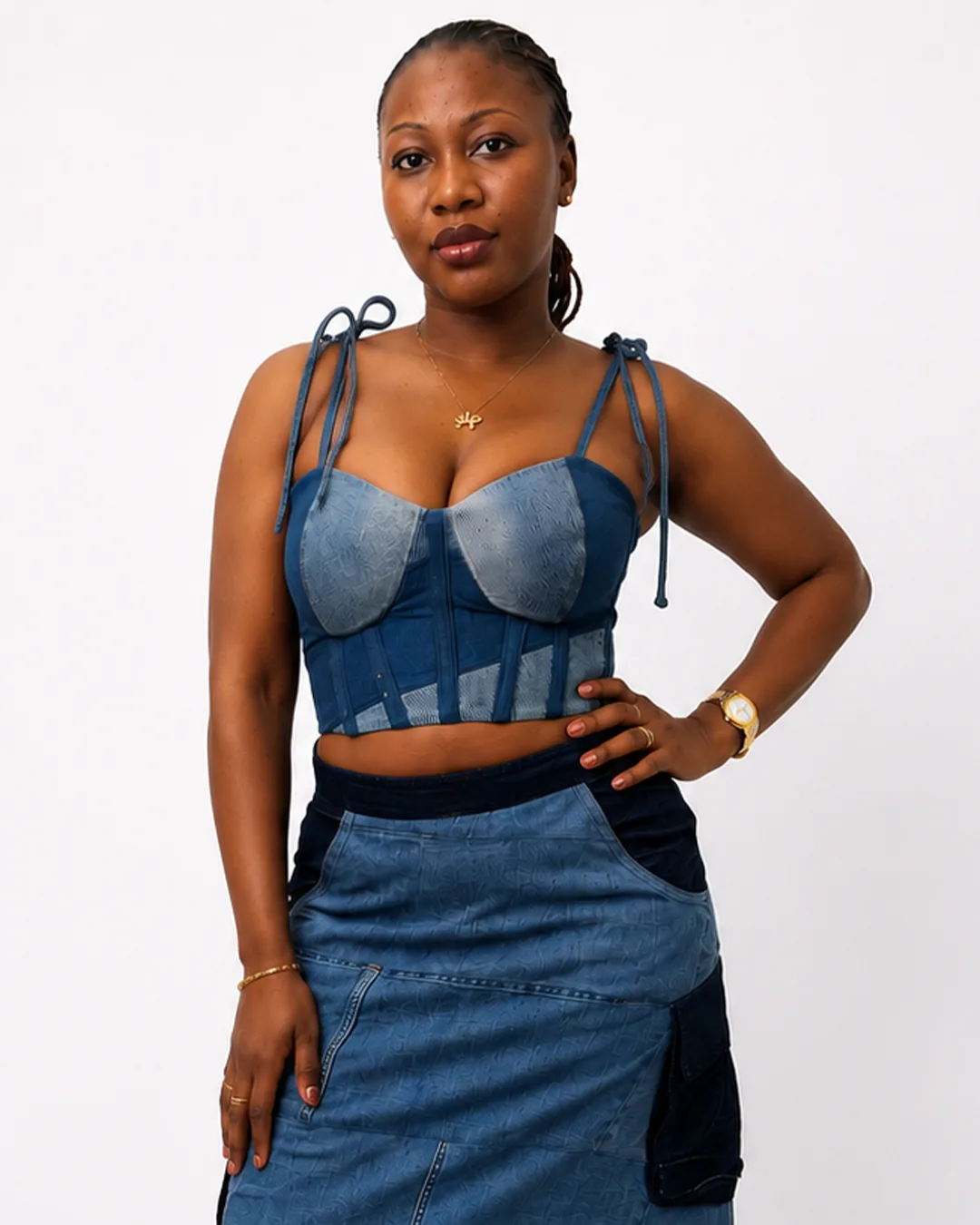 Tied Corset Top