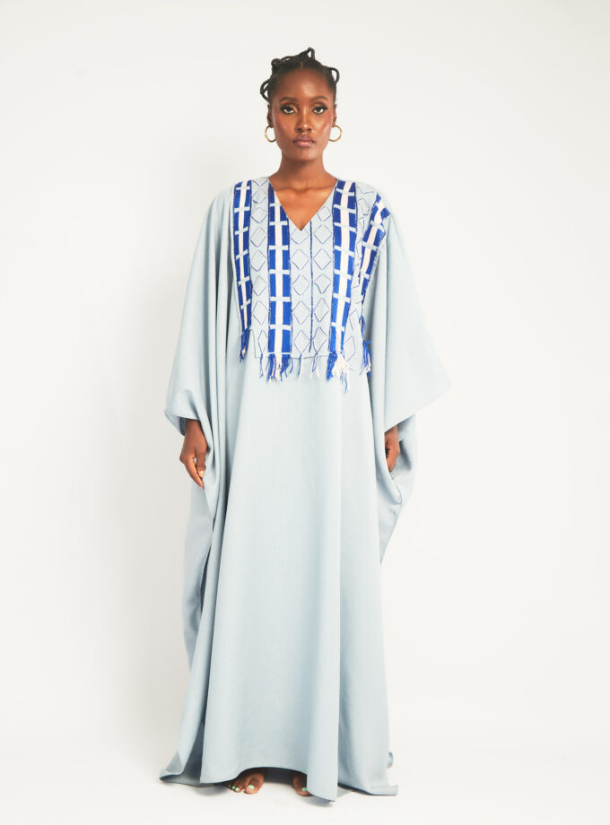 Hand Embroidered Agbada Dress
